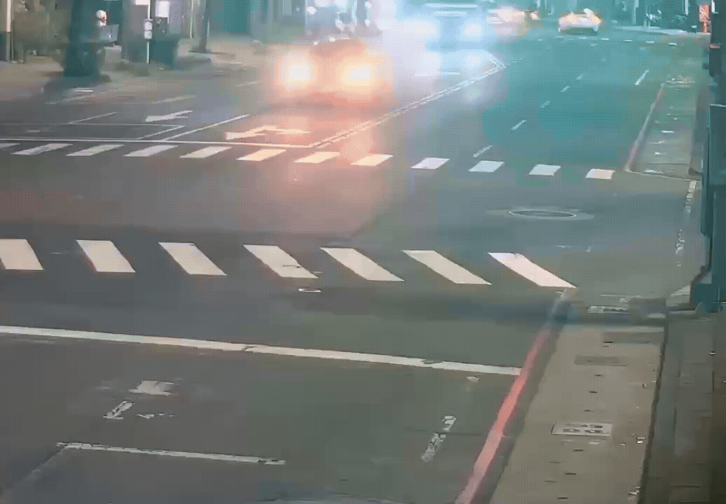 車禍撞擊過程。(圖/TVBS)