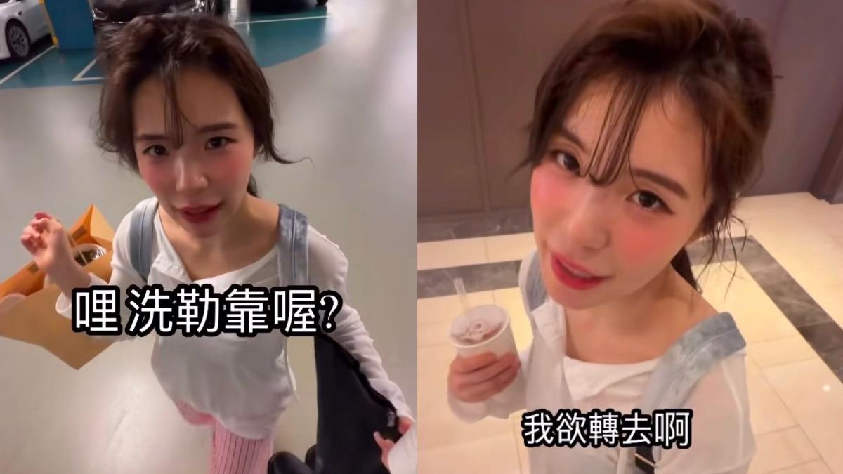 李多慧拍影片秀台語。(圖/翻攝自李多慧Threads)