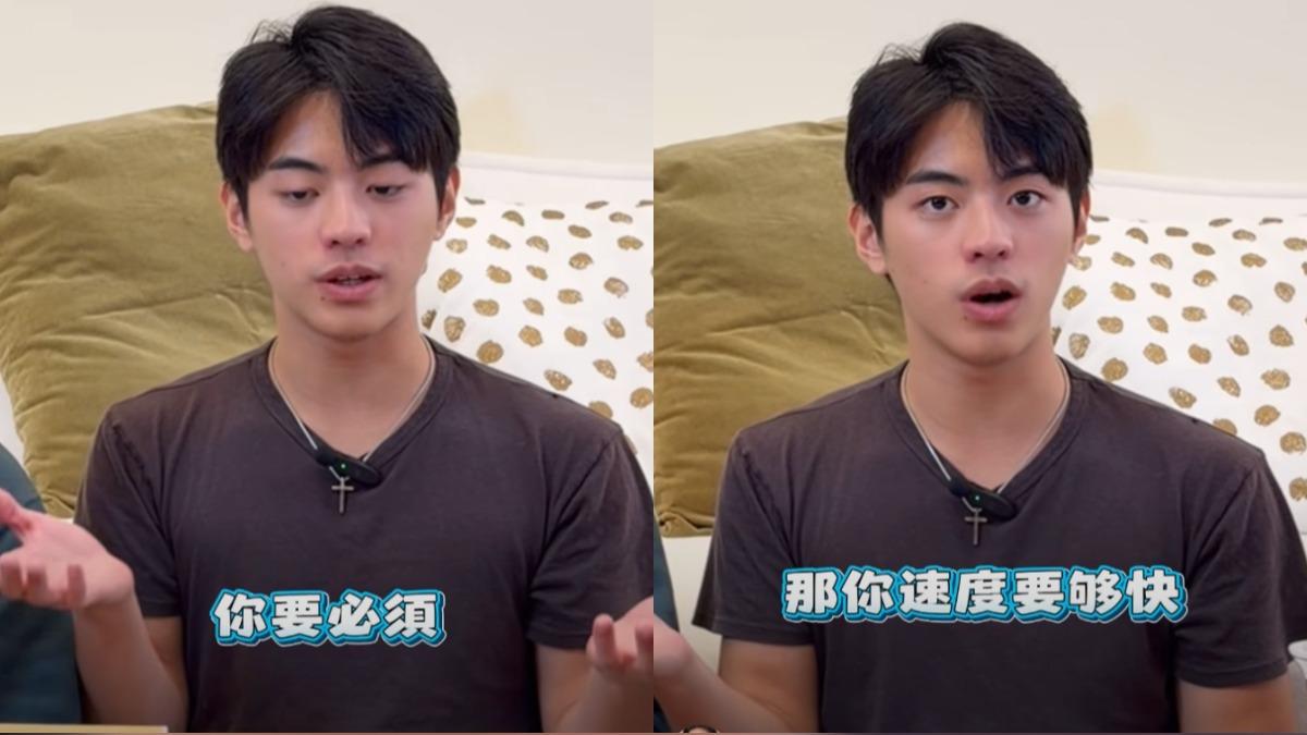 李蒨蓉小兒子Josh分享在美國海底撈打工的甘苦談。(圖/翻攝自李蒨蓉臉書)
