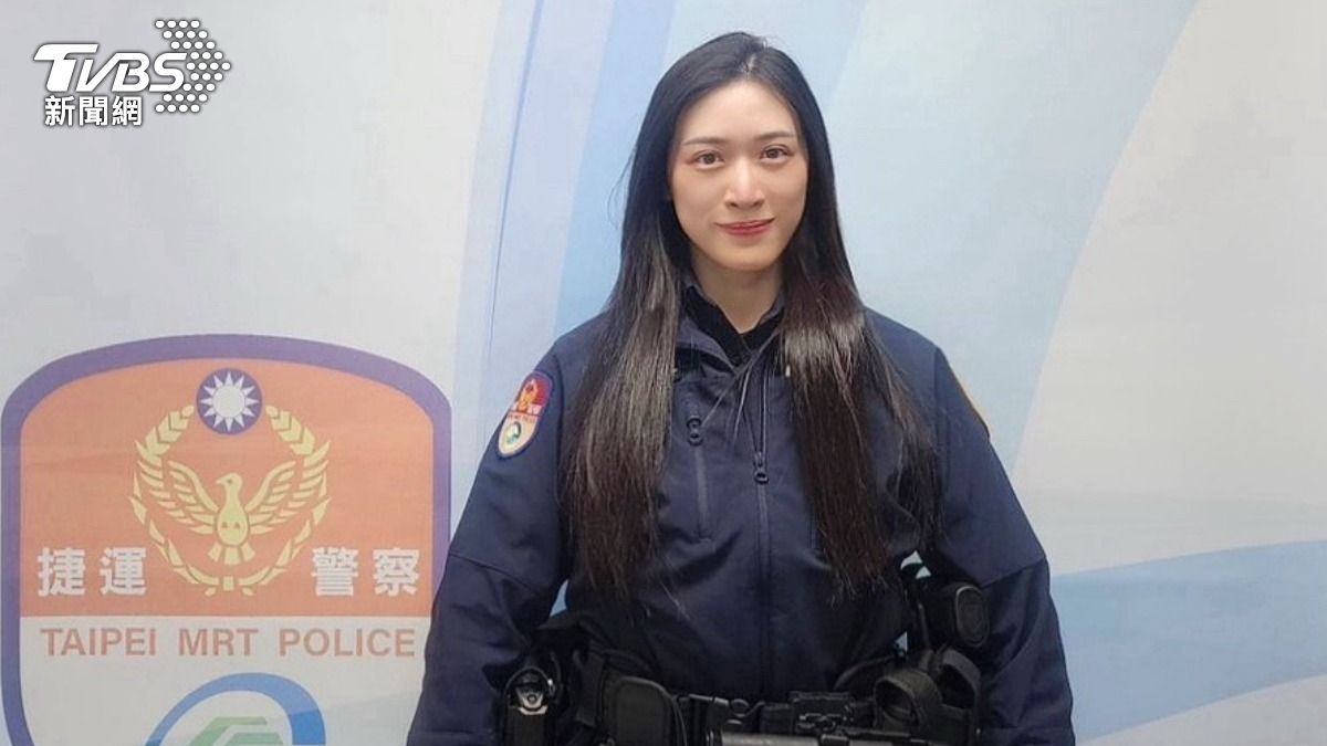 擁有甜美外型的新進女警劉彧彣。（圖／TVBS）