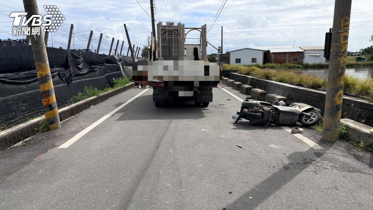 快訊/台東男騎士碰撞貨車 「噴飛至排水溝」傷重死亡