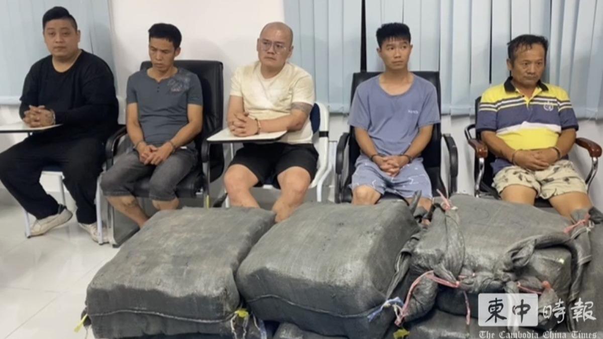柬埔寨一起跨國毒品販運案，涉案的8名被告，全數遭判終身監禁。（圖／翻攝自柬中時報）