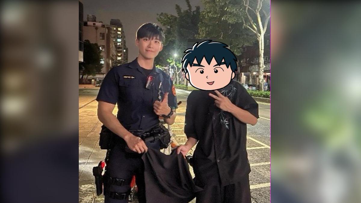 高雄帥警解救「單車卡鍊民眾」　萬名網友歪樓：這臉我卡更久