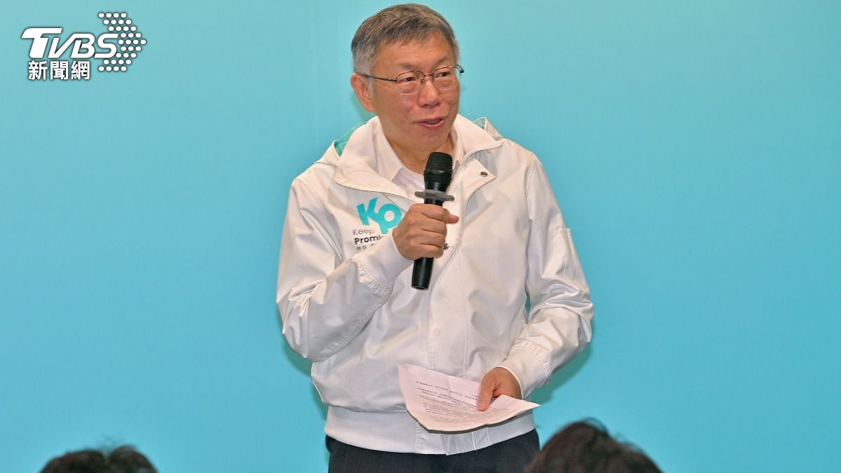 黃國昌新北市長競選總部成立，柯文哲和民眾黨幹部出席站台造勢。(圖／胡瑞麒攝)
