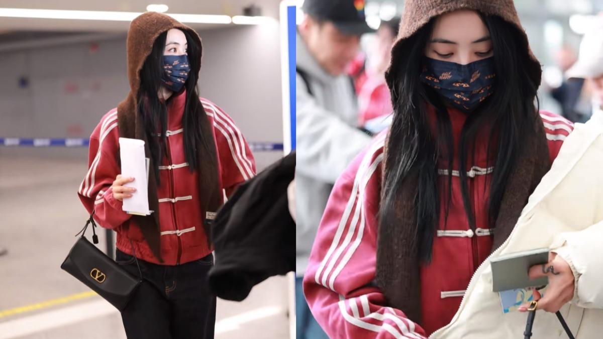 蔡依林穿adidas Originals的「新中式運動外套」。（圖／翻攝自JOLINBAR小紅書）
