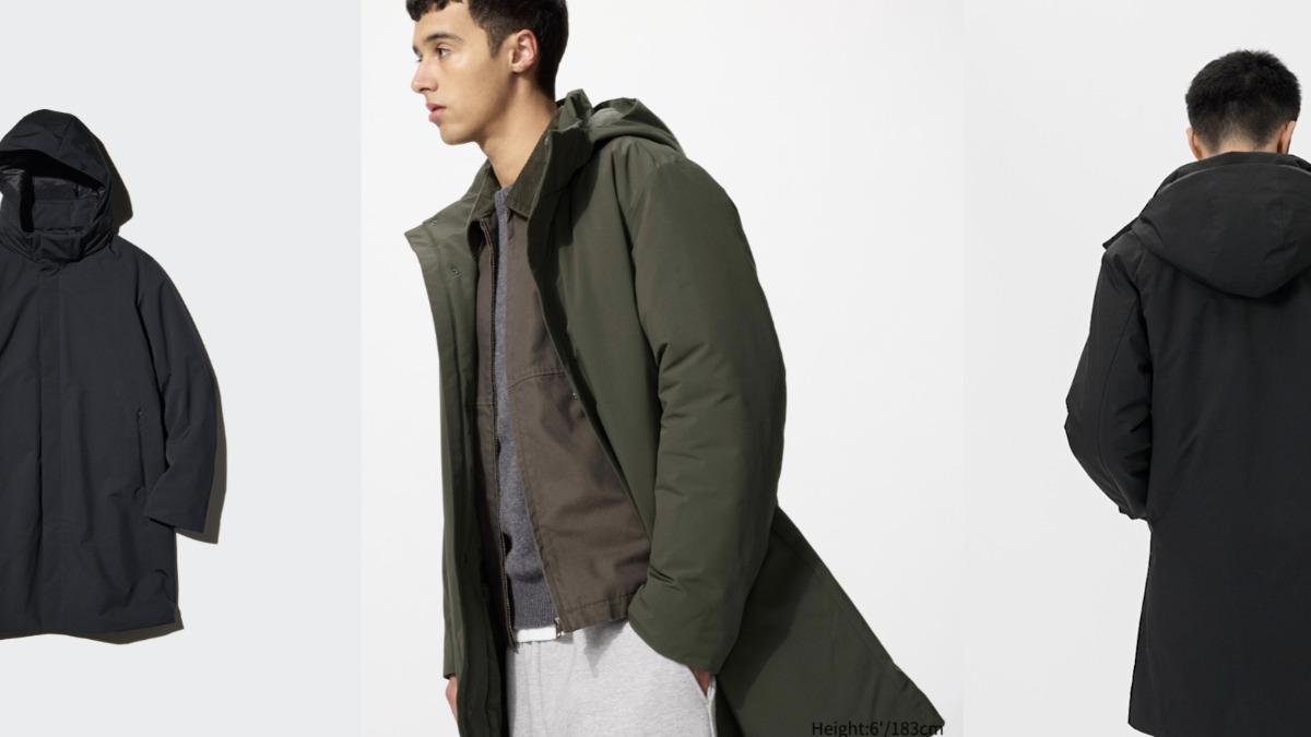 UNIQLO Hybrid羽絨大衣採用輕盈保暖的面料。(圖/翻攝自UNIQLO官網)