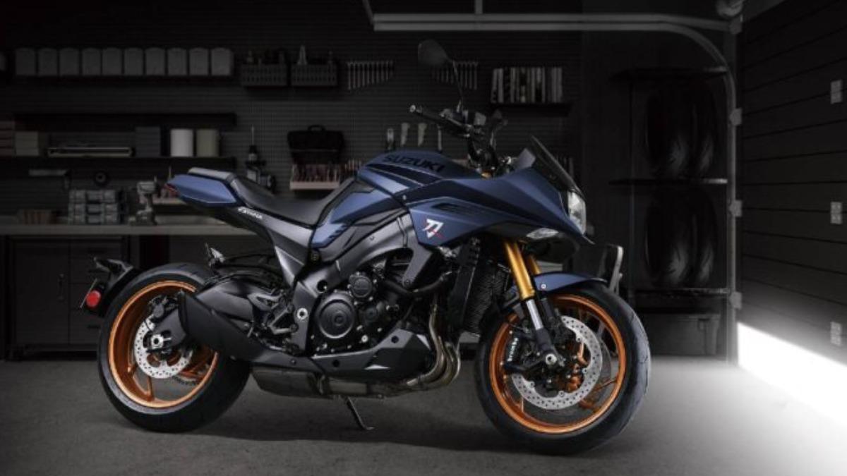 前煞車採用Brembo Monobloc對向四活塞幅射卡鉗,配上310mm浮動碟盤,後煞為Nissin單向浮動式單活塞卡鉗,搭220mm固定碟盤。(圖/Suzuki)