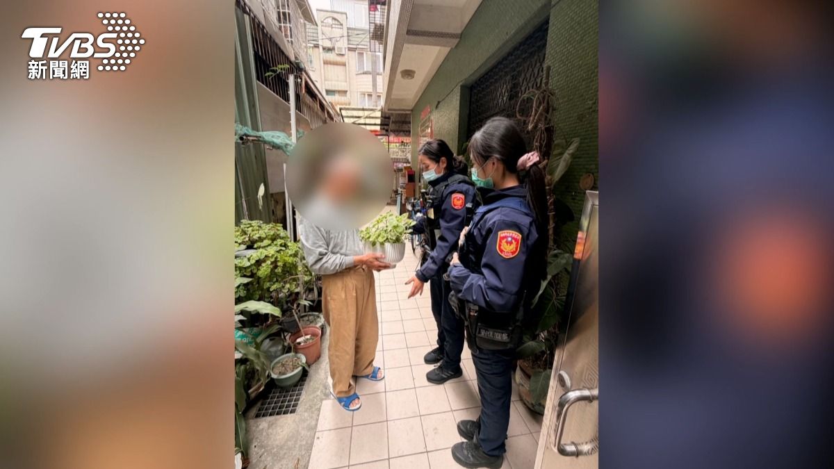 警方循線找到老翁,聲稱是「誤以為是無主物」才拿走。(圖/TVBS)