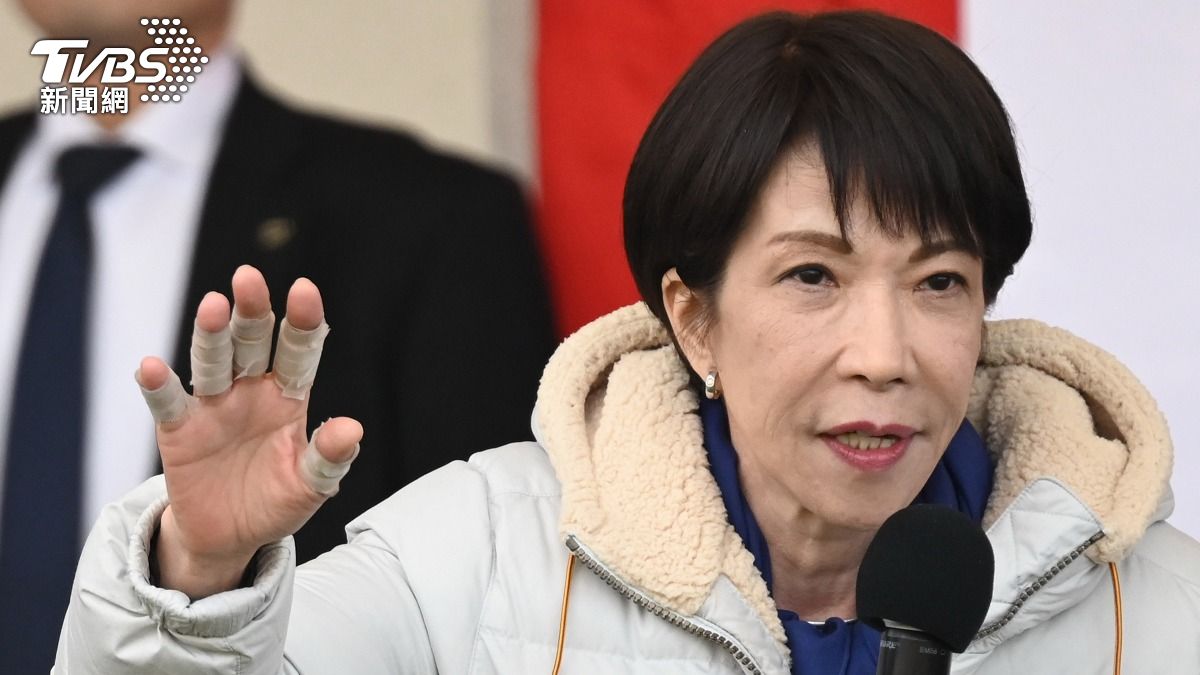 高市早苗。(圖/達志影像美聯社)