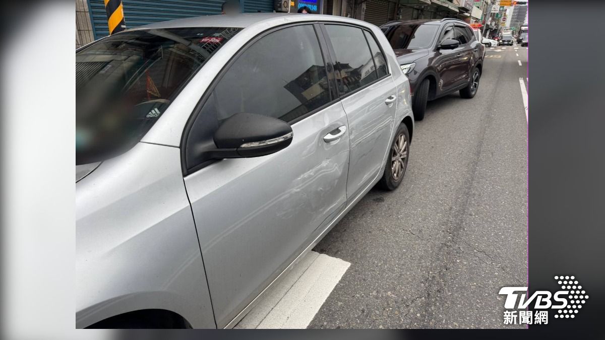 無照發生車禍,查出累積超過200筆交通違規罰單未繳。(圖/TVBS)