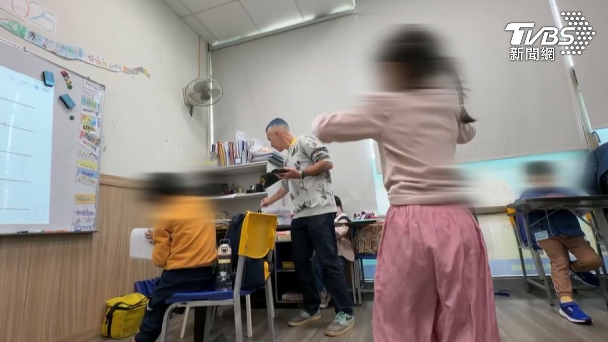寒假開始,許多安親班為了避免意外發生,除了增加老師人數外,也會以不同年級來區分孩子班級(圖/TVBS)
