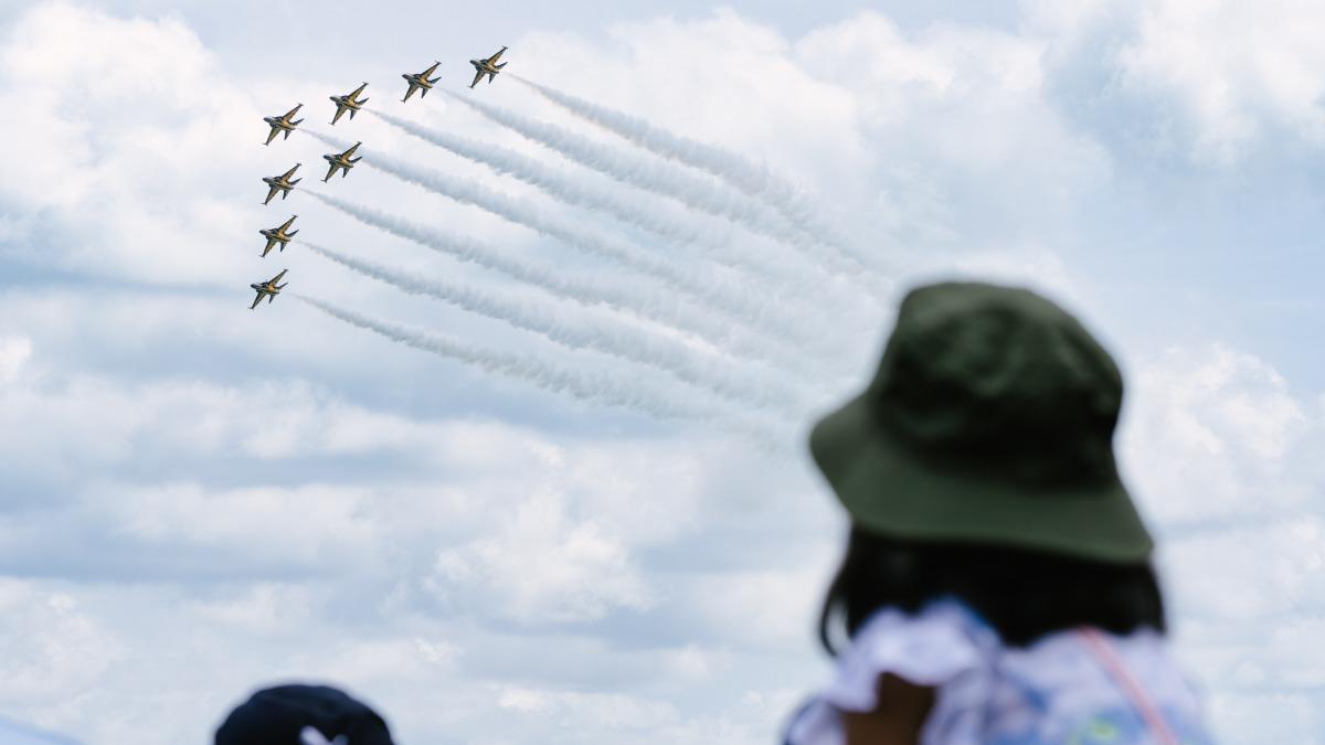 新加坡航空展即將登場,各國戰機進行空中預演。(圖/翻攝自新加坡航空展官網)