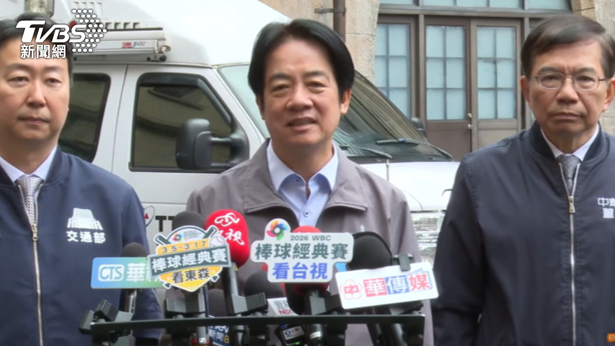 賴清德痛批在野黨不審預算卻強行通過爭議法案。(圖/TVBS)