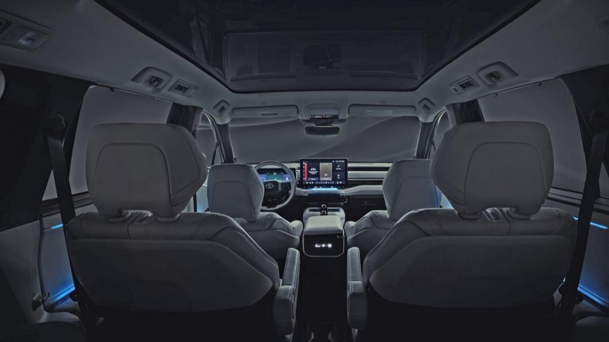 Toyota的7人座新車將會導入數位化座艙佈局。（圖／Toyota提供）