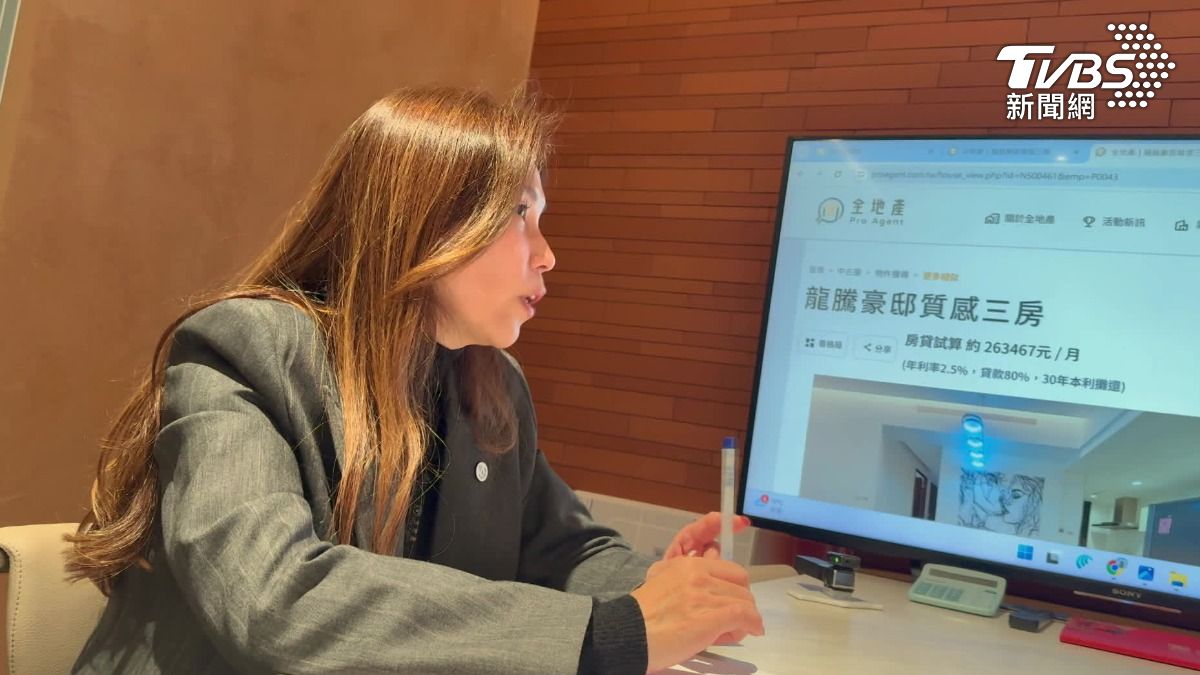 房仲高薪也高壓。(圖／TVBS)