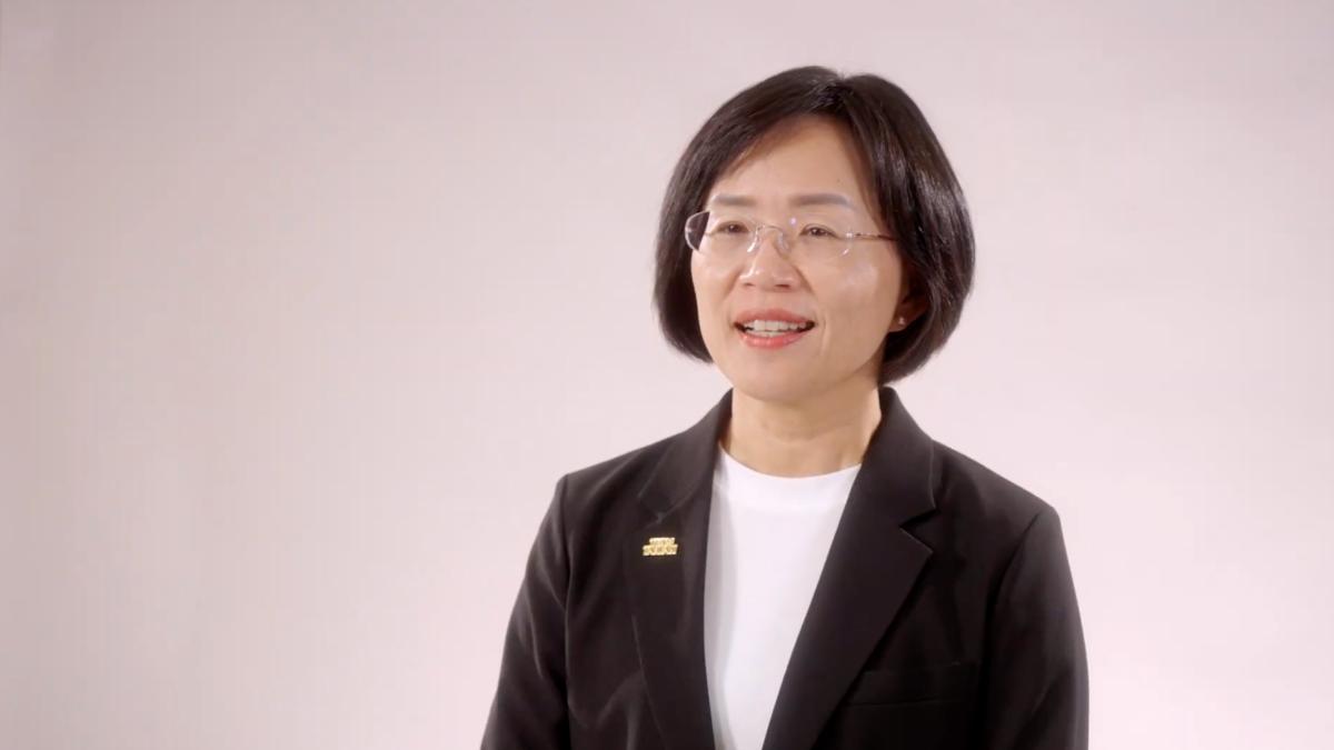 蘇巧慧透過影片闡述政見。（圖／蘇巧慧辦公室提供）