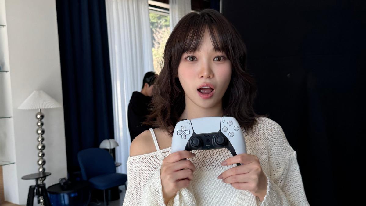 金采源替PS5拍攝多支廣告。(圖/翻攝自Sony PlayStation)