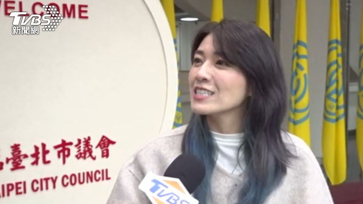 民進黨台北市議員顏若芳。(圖/TVBS)