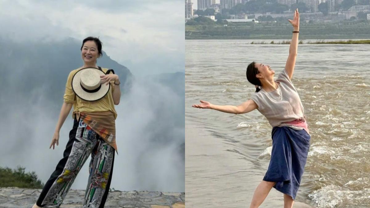 林青霞減肥的一個重點是「每天都動」。(圖/翻攝自IG@brigitte.lin)