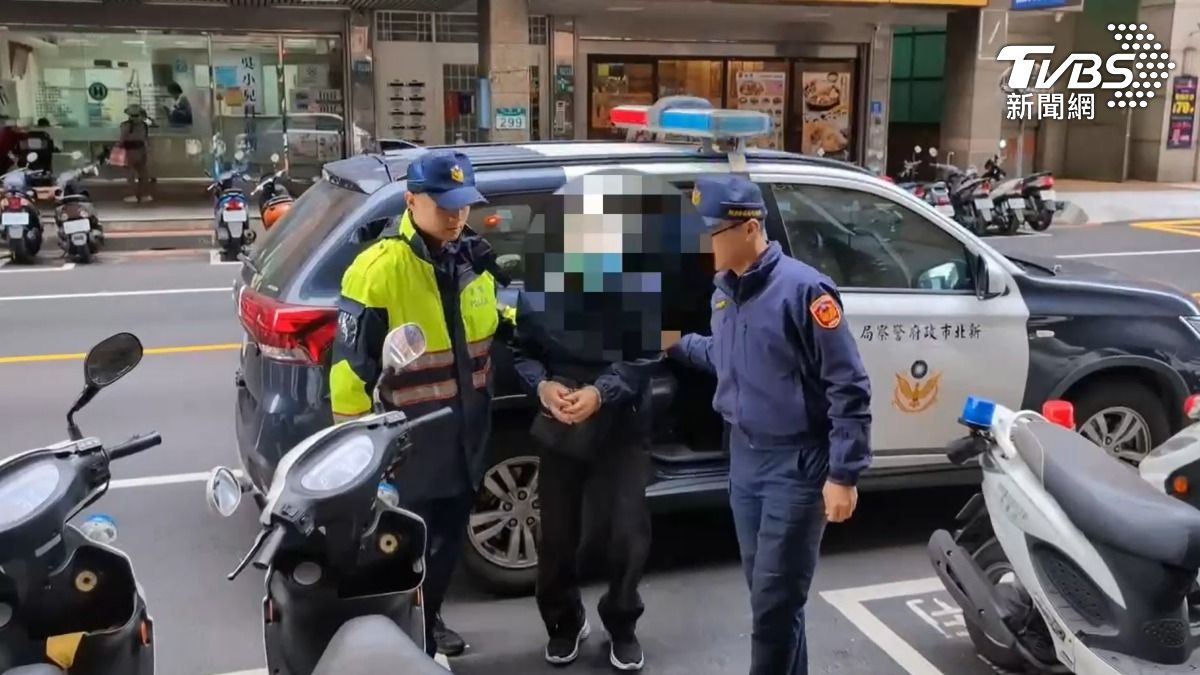 林姓老翁被警方依殺人罪移送法辦。(圖/TVBS)