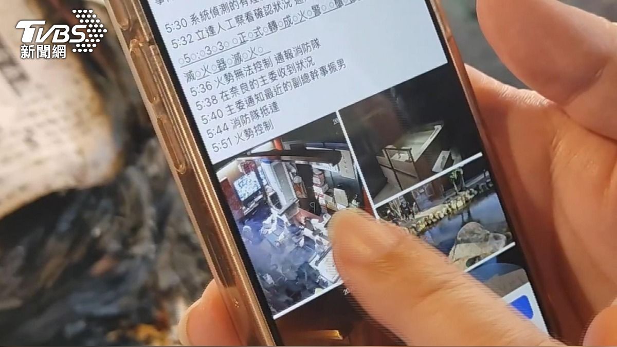 北港武德宮凌晨失火!「AI偵煙」6分鐘內通報滅火。(圖/TVBS)