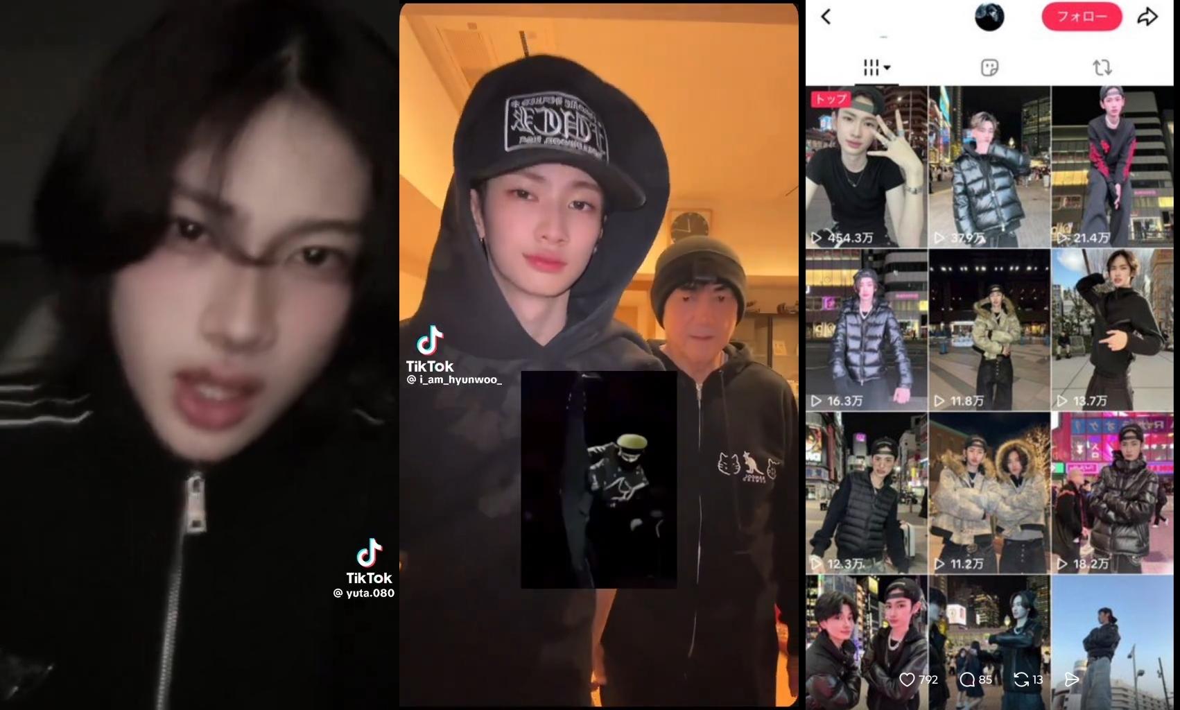 市村優汰有一張遺傳自媽媽的神顏，現在卻只能在TikTok拍拍廢片。（圖／翻攝自推特）