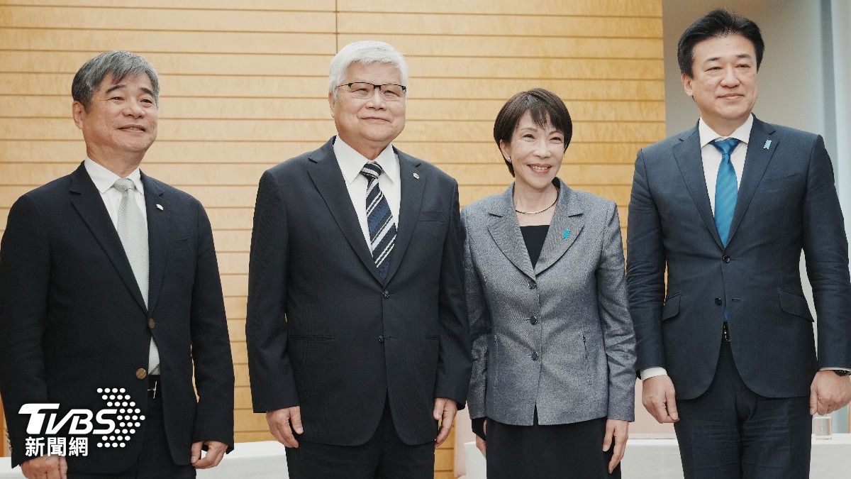 台積電董事長魏哲家於2月5日赴日拜會首相高市早苗。（圖／達志影像美聯社）