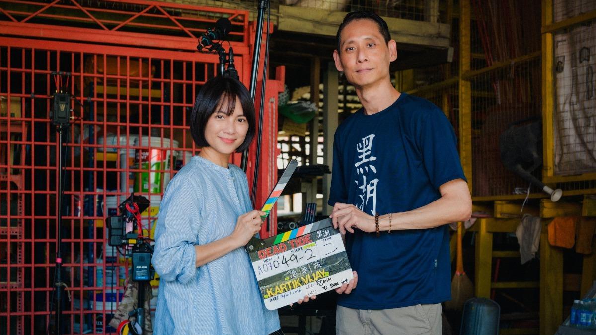 李心潔(左)第二次擔任電影監製,再度邀請王禮霖並肩作戰。(圖/甲上娛樂提供)