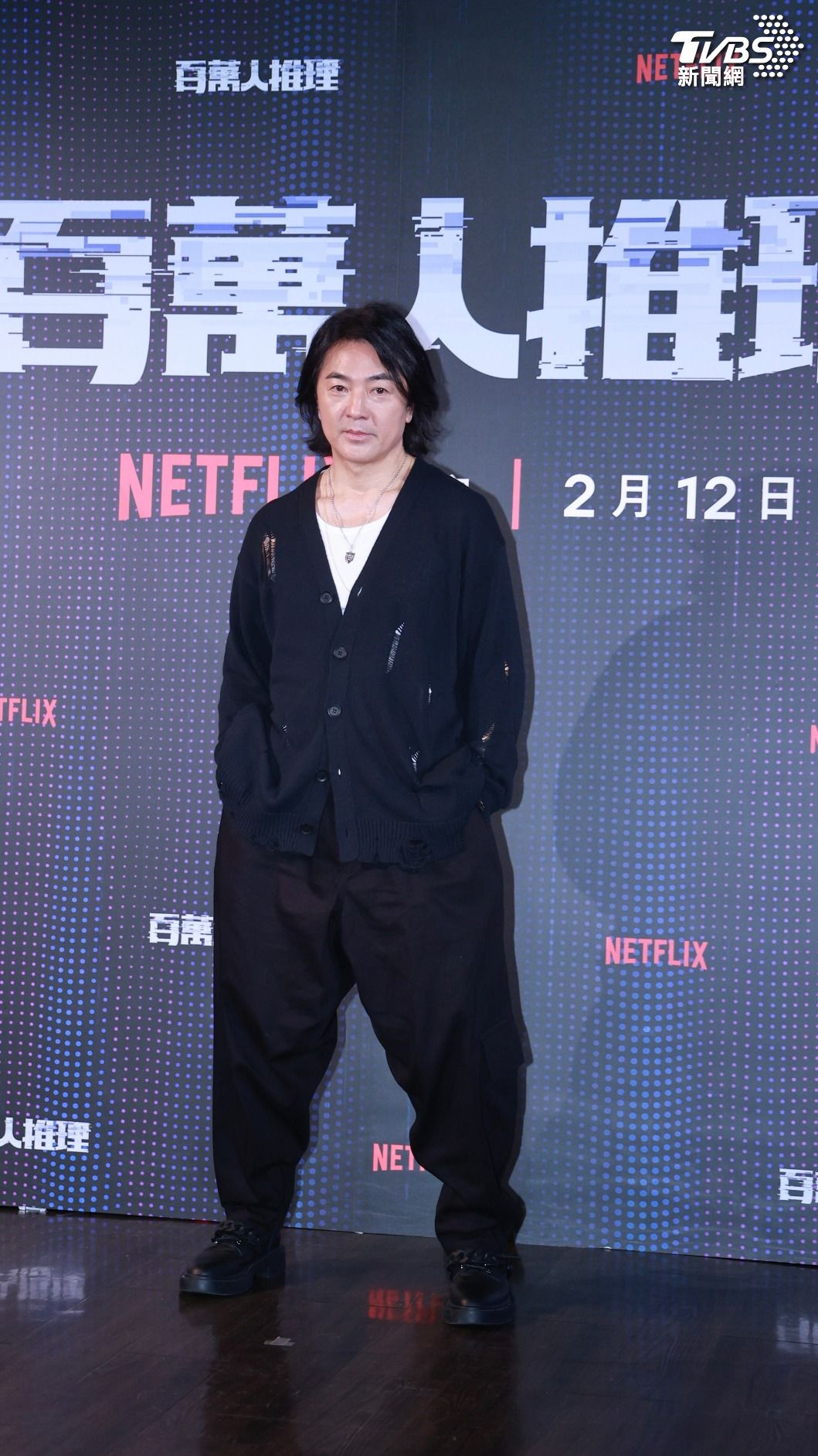 鄭伊健主演台灣影集《百萬人推理》有不少動作戲。(圖/黃城碩攝)