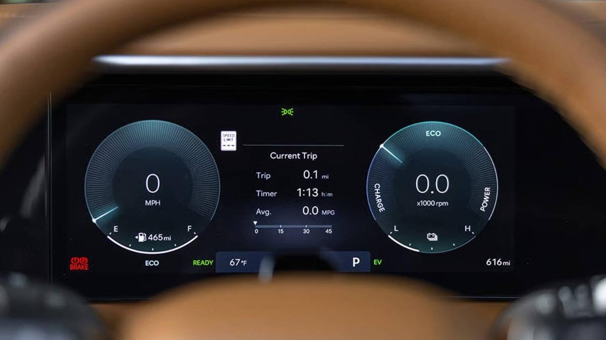 Hyundai Mobis儀表模組出現電源雜訊問題。(圖/Hyundai提供)