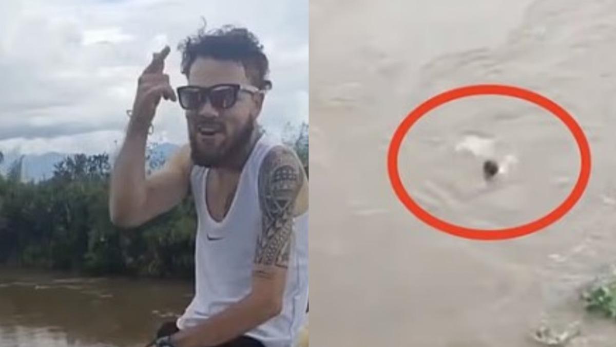 為流量不要命!30歲網紅直播帥氣跳河 遭急流捲走溺斃