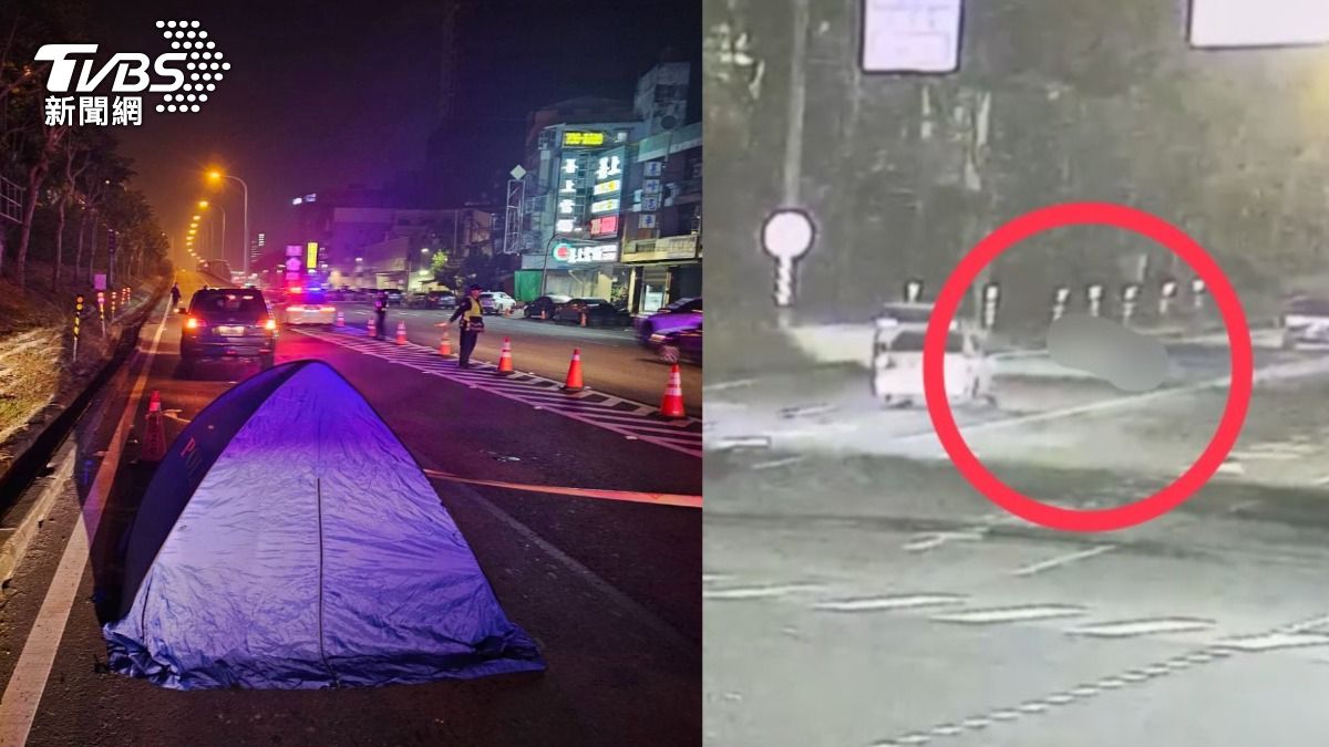 有片/高雄男躺交流道匝口遭3車連環輾「血肉模糊」亡 死者身分曝