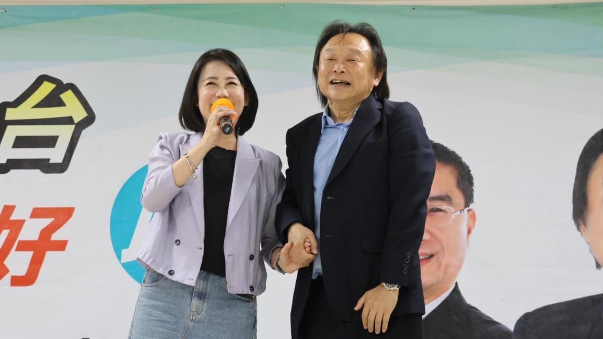 民進黨立委吳思瑤、王世堅都被欽點選台北市長。(圖/翻攝自吳思瑤臉書)
