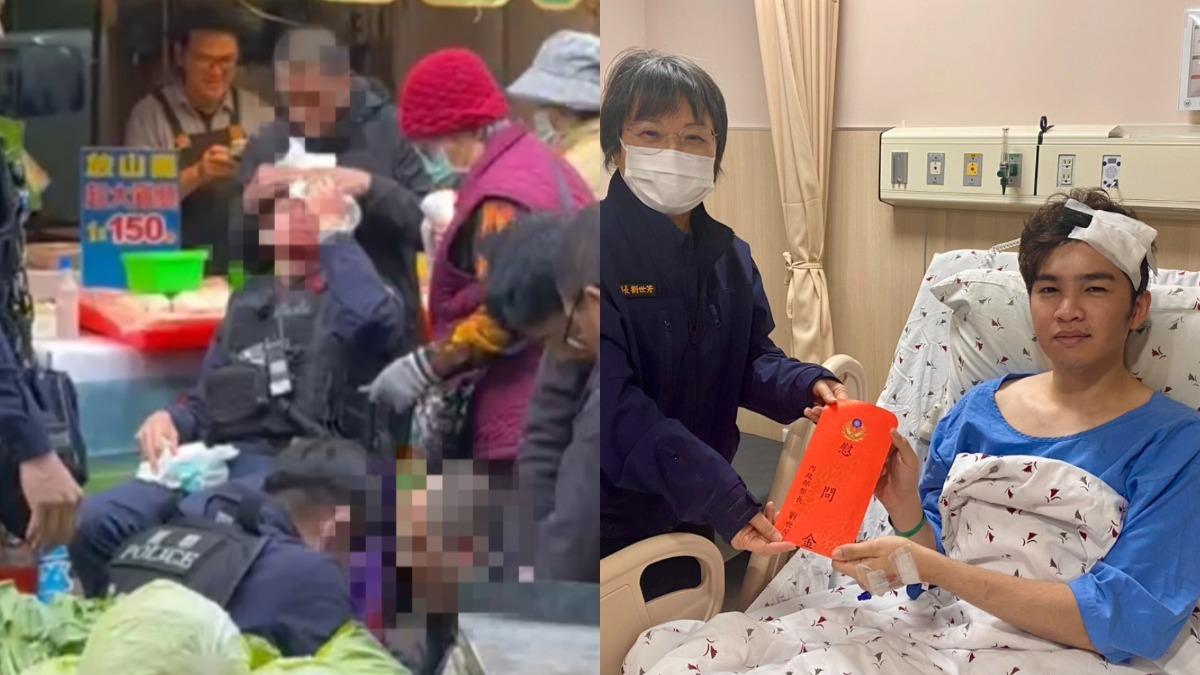 執勤遭惡匪砍2刀！苗栗警頭骨裂血流滿面　傳好消息離開加護
