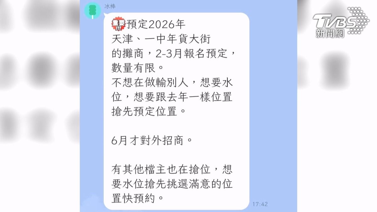 天津路年貨大街控詐騙!攤商繳租金沒攤位 找攤頭不接。(圖/TVBS)