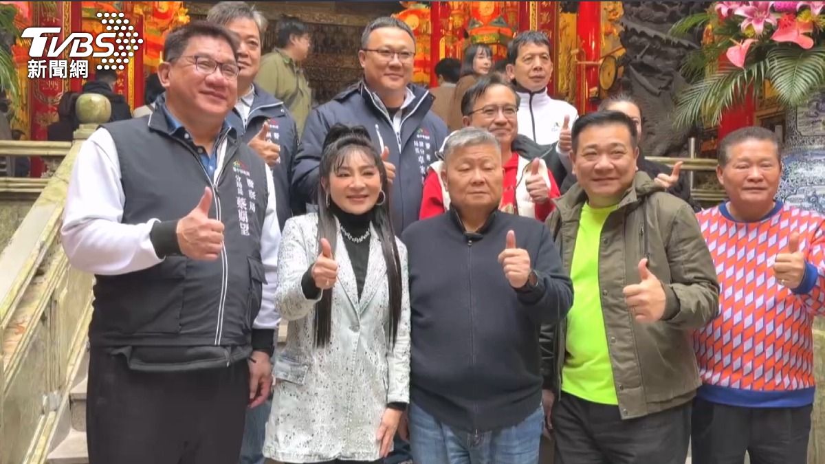 顏清標、白雲都瘦了!同框反詐再引關注 顏清標避談政治。(圖/TVBS)