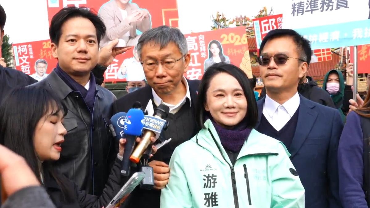 白營戰將爭選竹北市長!柯文哲發春聯 邱臣遠、林碩彥搶卡C位