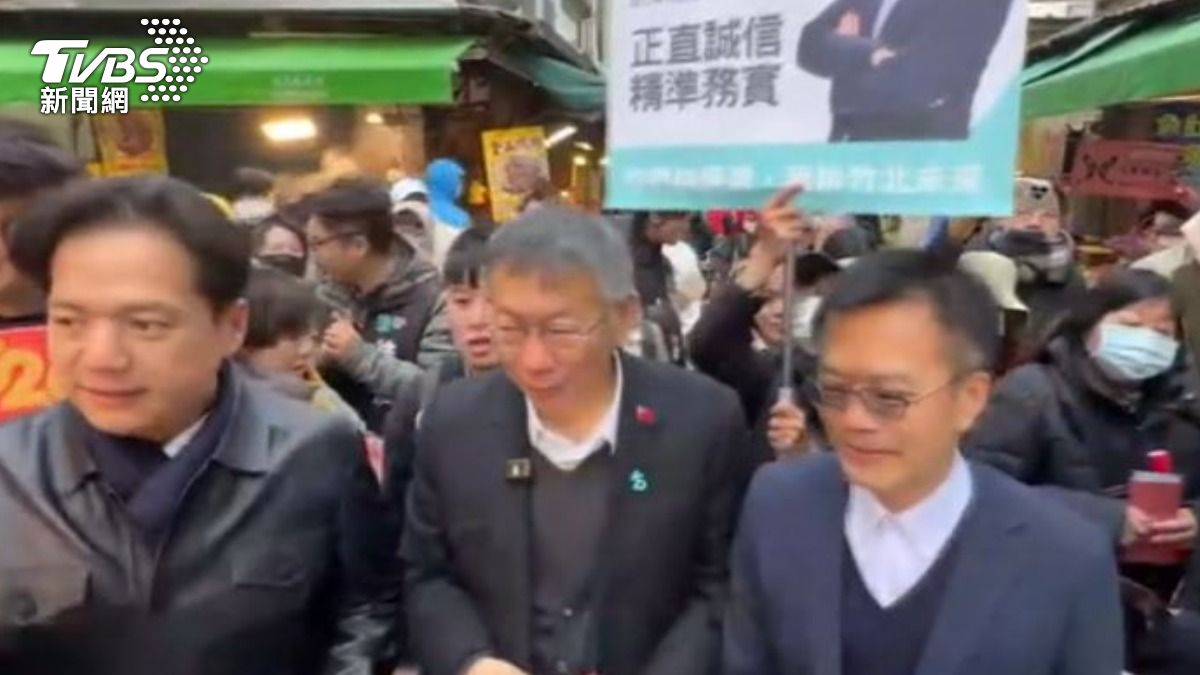民眾黨創黨主席柯文哲。(圖/TVBS)
