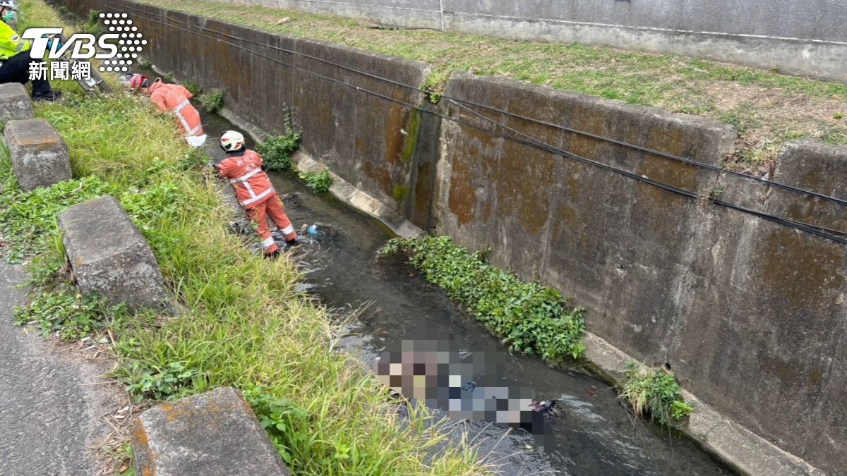 快訊/新竹空軍基地旁死亡案 男子「墜10米深水溝」趴臥陳屍