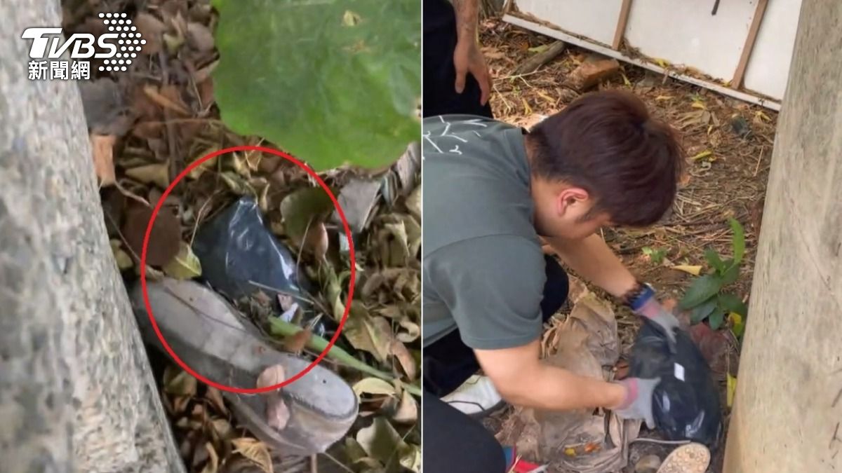 販毒集團將毒包裹埋藏在偏僻山區。（圖／TVBS）