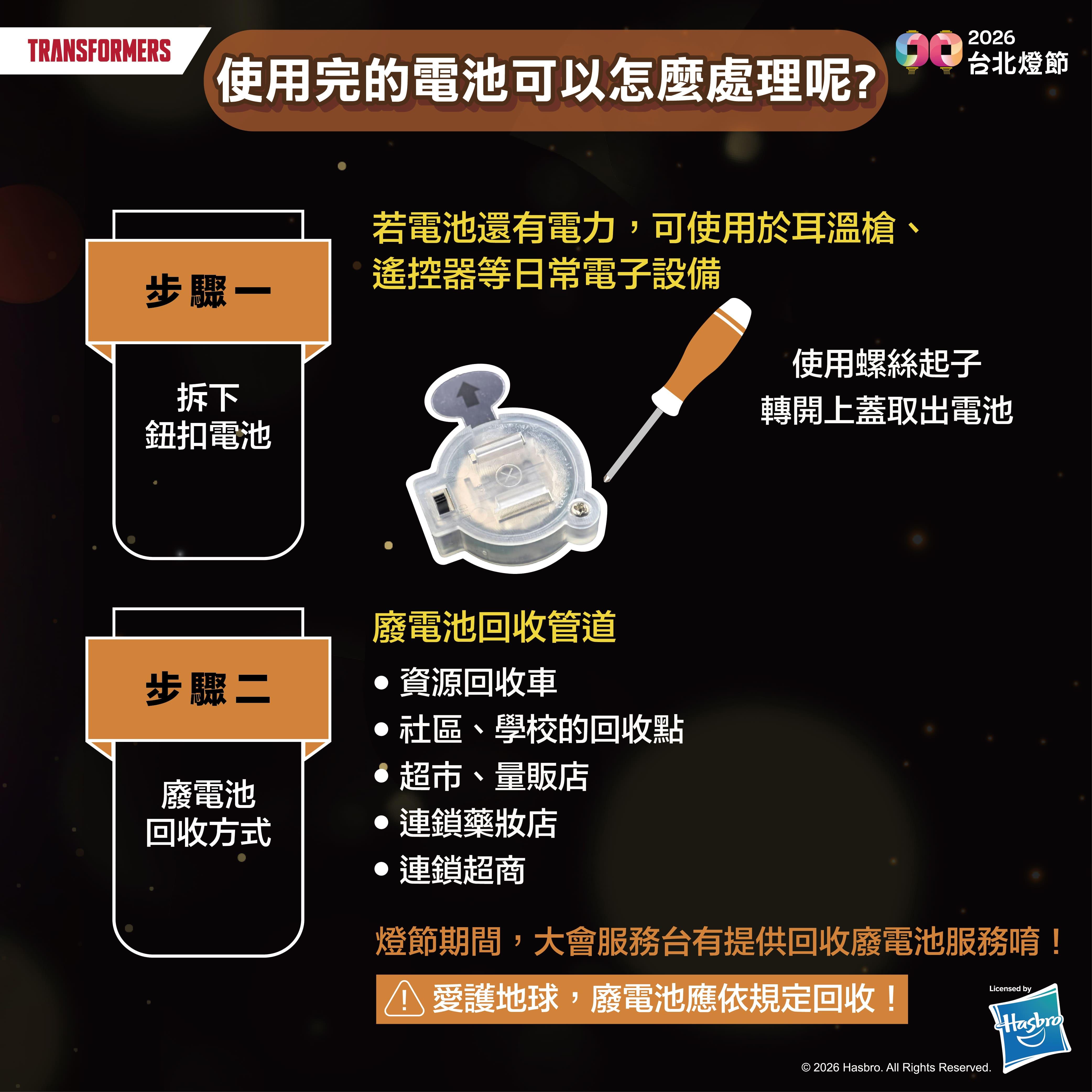 小提燈電池後續處理步驟。(圖/觀傳局提供)