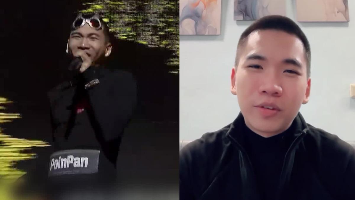 PoinPan潘博均登上韓國知名嘻哈選秀節目《Show Me The Money》。(圖/翻攝Mnet TV、TVBS)