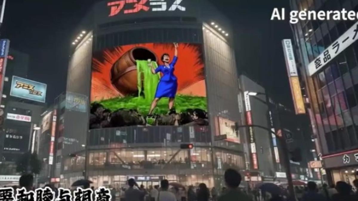 解放軍旗下媒體帳號發MV狠酸日本首相高市早苗。（圖／中國軍網）