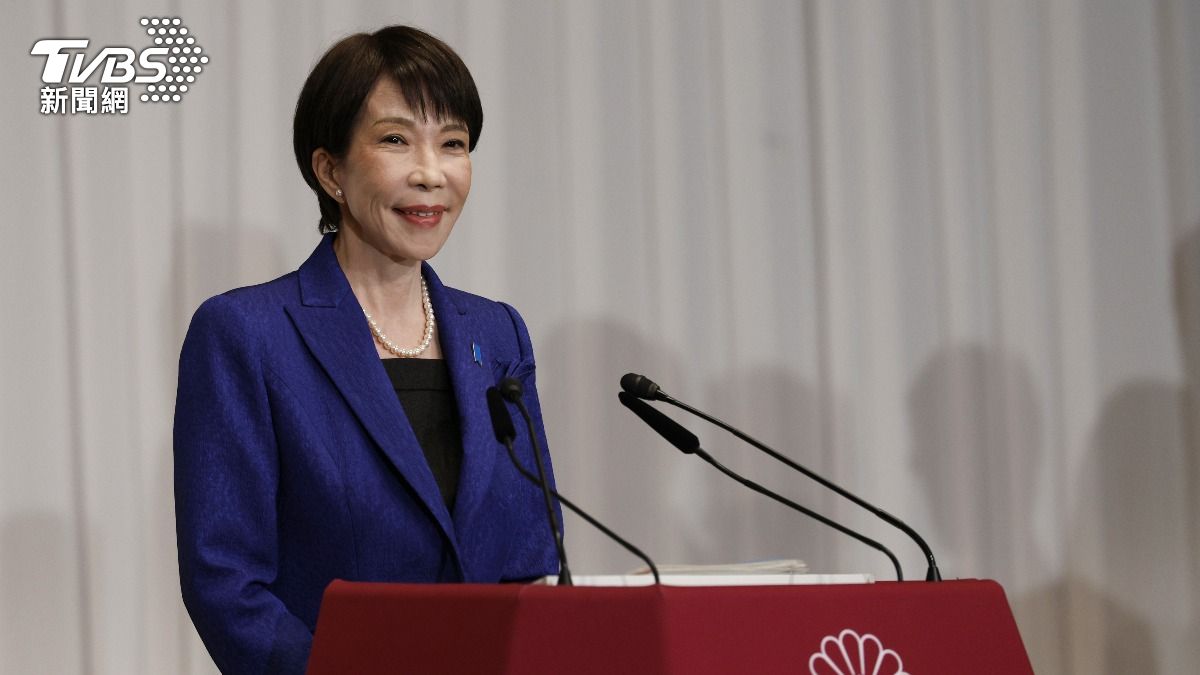 日本首相高市早苗說，沒有時間沉浸在勝利的喜悅中。（圖／達志影像美聯社）