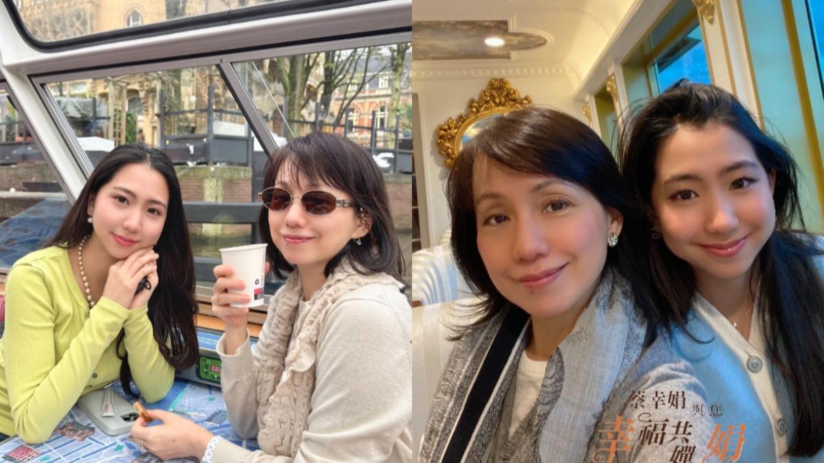 Amanda是玉女歌手蔡幸娟的女兒。(圖/翻攝自蔡幸娟臉書)