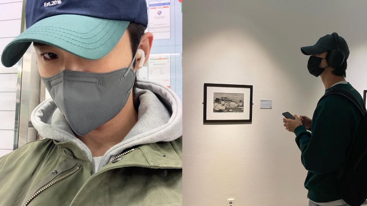 邊佑錫戴口罩也很好看,卻被要求脫口罩拍照讓影迷好心疼。(圖/翻攝自byeonwooseok IG)