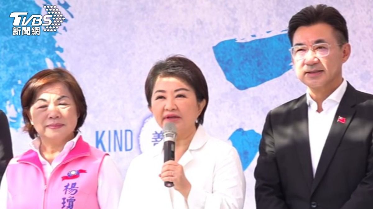 盧秀燕喊話黨中央，若3月底才提名台中市長人選，太慢了。（圖／TVBS）