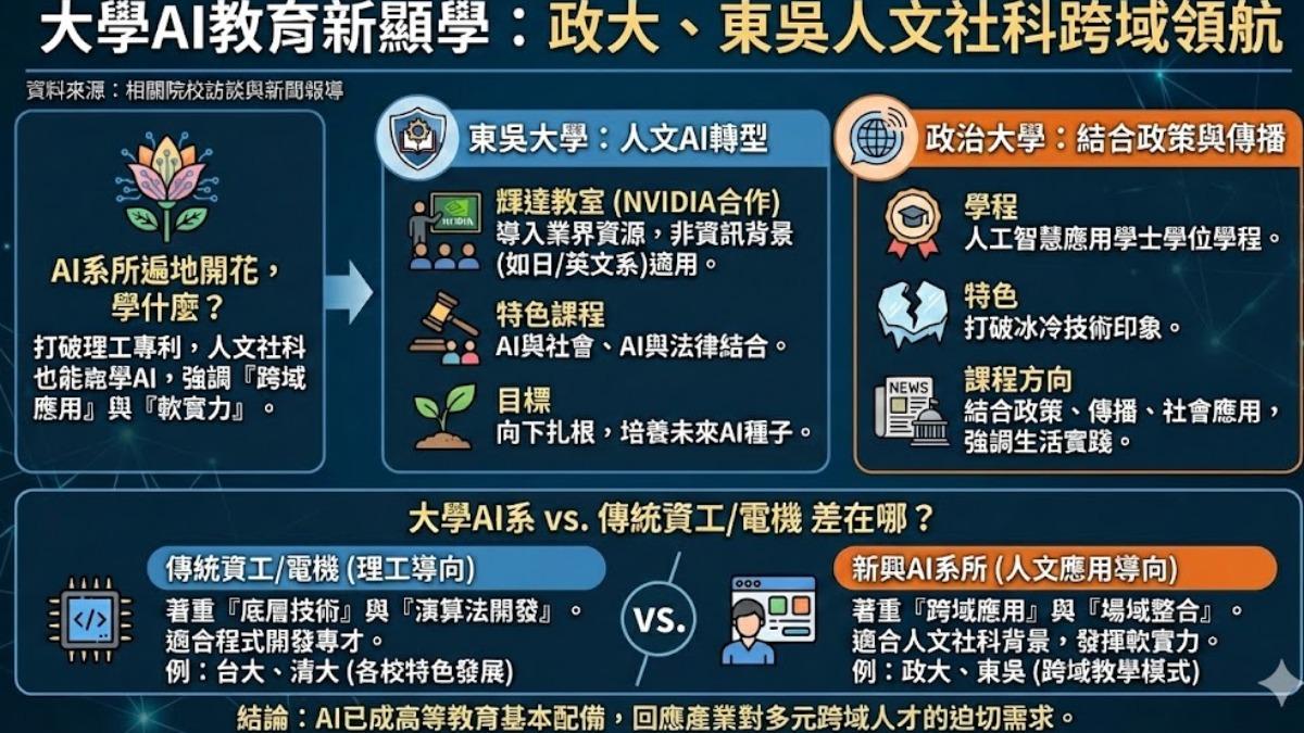 大學增設AI科系。(圖/TVBS)