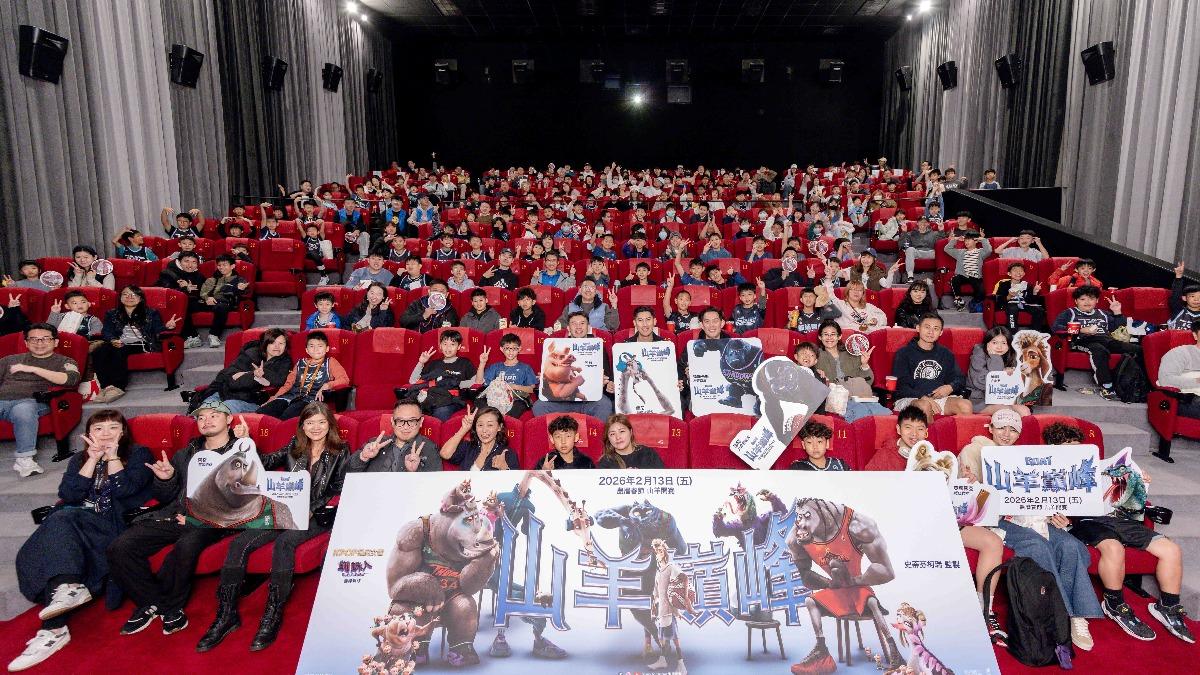 《山羊巔峰》昨舉行熱血首映會。(圖/索尼影業提供)