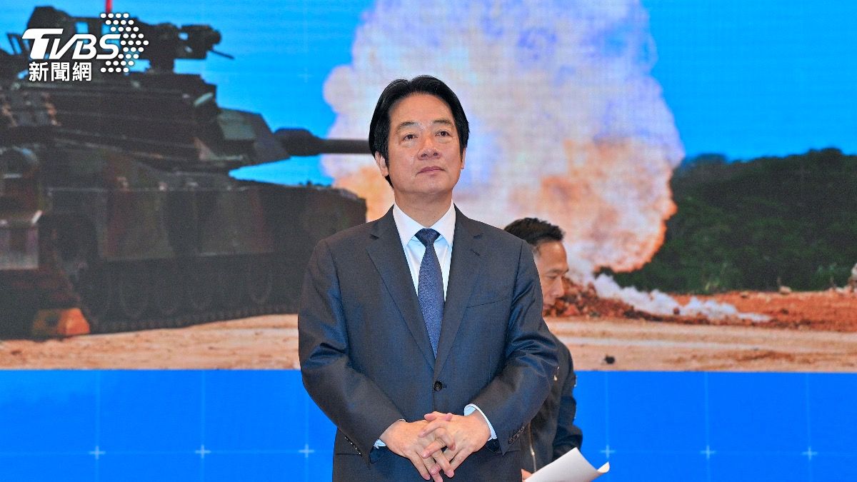 總統賴清德今（11）日親上火線，在總統府召開「國家安全不能等！支持國防採購特別條例」記者會。（圖／胡瑞麒攝）